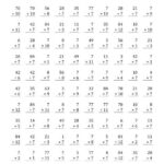 Multiplying And Dividing By 7 A