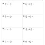Multiplying Fractions And Mixed Numbers Worksheet
