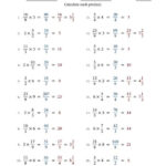 Multiplying Improper Fractions By Whole Numbers With All Simplification A