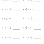 Multiplying Mixed Numbers With Whole Numbers Worksheets Worksheets
