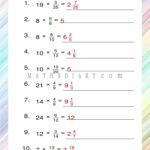Multiplying Proper Fractions By Whole Number Worksheets Math