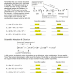 Multiplying Scientific Notation Worksheet Pro Worksheet