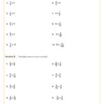 Multiplying Whole Numbers By Fractions Worksheets