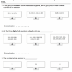 Natural Numbers Worksheet