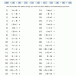 Negative Numbers Worksheet Teaching Resources Adding And Subtracting