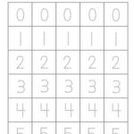 Number 1 5 Tracing Worksheets