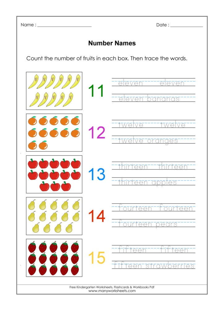 Number 11 Worksheets Worksheet24