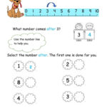 Number After Interactive Worksheet Kindergarten Reading Worksheets