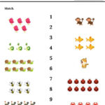 Number Matching Worksheets 1 10 Pdf