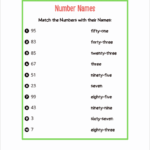 Number Names Worksheets 15 Worksheets