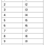 Number Words 1 To 20 Worksheet Digital 1 Teacher Made Resources