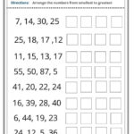 Number Worksheet For Class 2