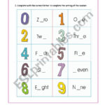 Numbers 0 9 ESL Worksheet By Jeibri 23