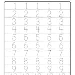 Numbers 1 10 Tracing Worksheets Free Printable Tracing And W