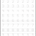 Numbers 1 10 Tracing Worksheets Pdf