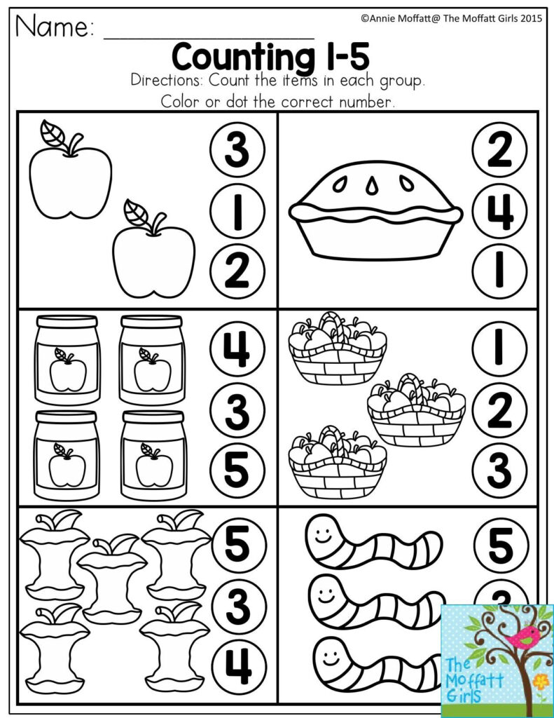 Numbers 1 5 Worksheets