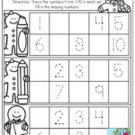 Numbers 1 To 10 Worksheets For Kindergarten