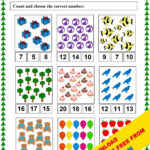 Numbers 1 To 20 Worksheets