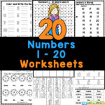 Numbers 1 To 20 Worksheets For Kindergarten