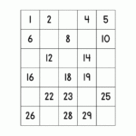 Numbers 1 To 30 Worksheet