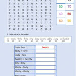 Numbers 10 100 Interactive Worksheet