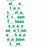 Numbers 10 20 Worksheets