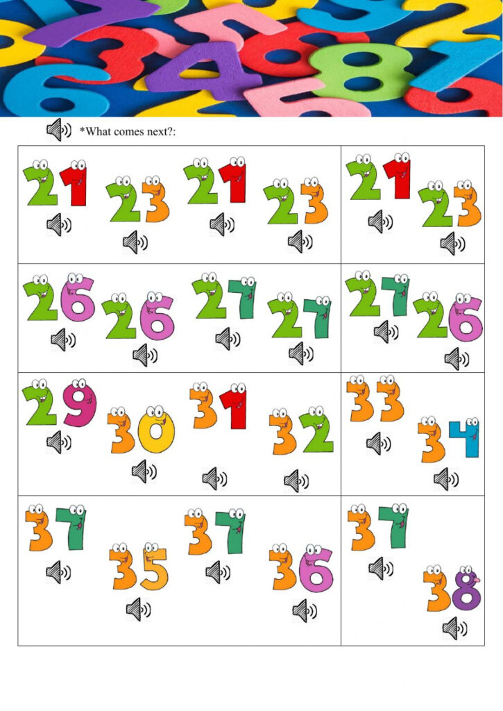 Numbers 20 40 Worksheets AlphabetWorksheetsFree