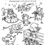 Nursery Rhyme Fun Find The Hidden Numbers Worksheet By EduVerse Teacher