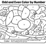 Odd And Even Numbers Coloring Worksheets