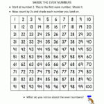 Odd Or Even Worksheet