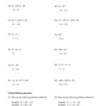 Operations With Complex Numbers PDF Worksheets Library