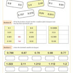 Ordering Decimals Worksheet Printable PDF Ordering Decimals Worksheet