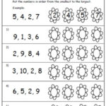 Ordering Numbers Kindergarten