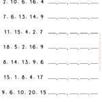 Ordering Numbers To 20 Worksheetspack