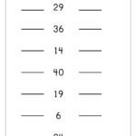 Ordering Numbers Worksheets Missing Numbers What Comes Before And