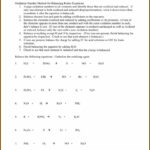 Oxidation Numbers Worksheet