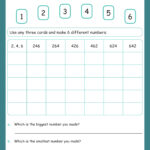 Place Value And Comparing Numbers Worksheet