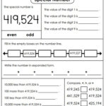 Place Value Worksheets 6 Digit Numbers