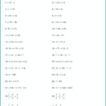 Positive And Negative Numbers Worksheet Ks3