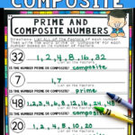 Prime And Composite Numbers Worksheet 4th Grade Math Worksheets 4th