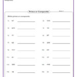 Prime And Composite Numbers Worksheet For Grades 4 And 5 Live