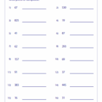 Prime And Composite Numbers Worksheets