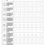 Printable Tracing Numbers Worksheets 1 To 20