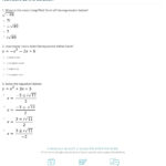 Quadratic Functions And Complex Numbers Worksheet Quadraticworksheet