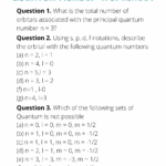 Quantum Numbers Practice Problems