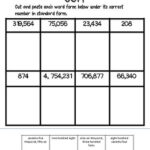 Read And Write Multi Digit Numbers Sort Standard And Word Form