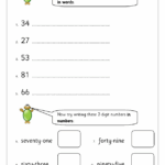 Reading And Writing Numbers Worksheet For Grade 1 Unc Vrogue co