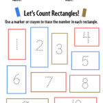 Rectangle Worksheets For Kindergarten