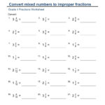 Rename Fractions And Mixed Numbers Worksheet AlphabetWorksheetsFree