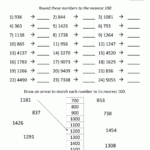 Rounding Numbers Worksheets To The Nearest 100